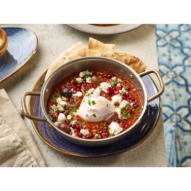 Сковорода для подачи 19.5*5 см, 1200 мл, круглая, металлическая, Vintage Steel, GenWare