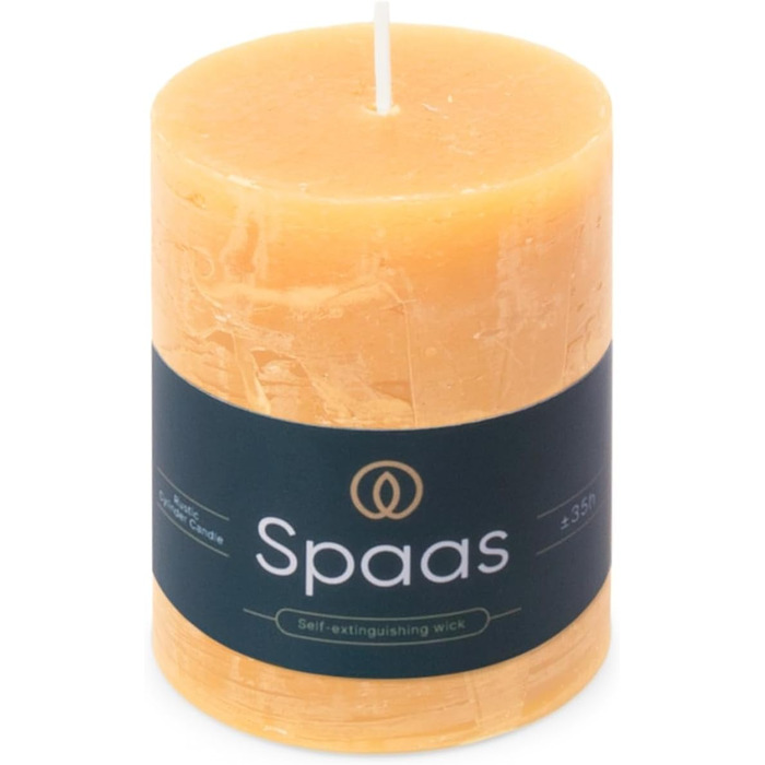 Свічка Spaas Rustic Pillar 70/95 мм 35 шт. - світло-рожева (пісочна)