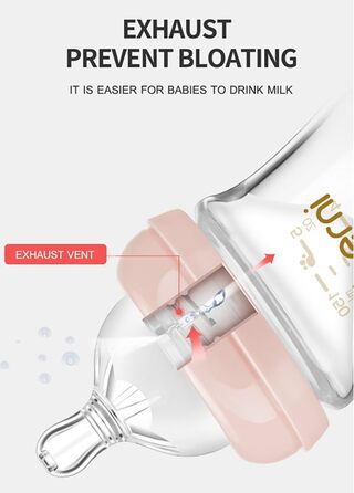 Скляна пляшечка для годування 150 мл Oberni