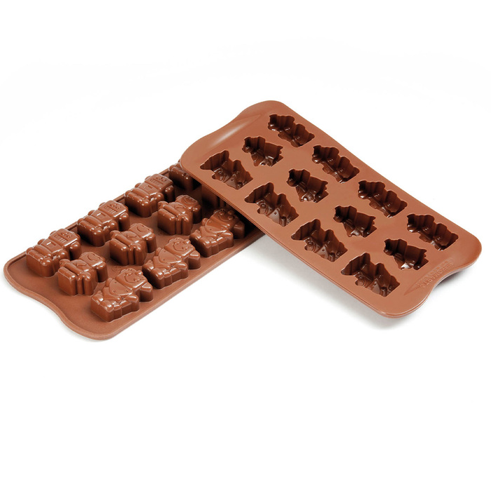 SCG18 Форма силіконова для шоколаду 'робот'