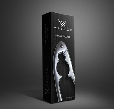 Щелкунчик премиум-класса VALUXE в эргономичном дизайне и с нескользящей ручкой - Эксклюзивный щелкунчик PRO с удовольствием раскалывает каждый грецкий орех - щипцы для орехов, открывалки для грецких орехов, открывалки для орехов (базовая линия)
