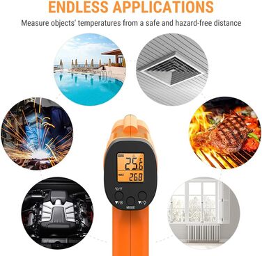 Інфрачервоний термометр 50 C - 550 C ThermoPro