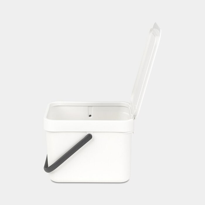 Відро для сміття 6 л біле Sort Go Brabantia