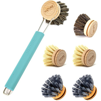 Набір щітка для посуду з  6 насадок для щітки wilma nature