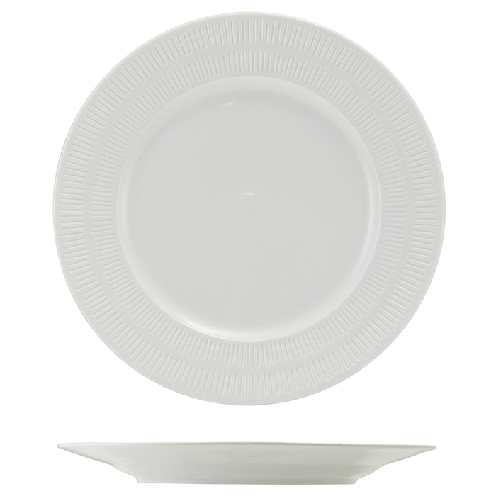 Тарелка 23 см, Incise Porcelain Solara, GenWare