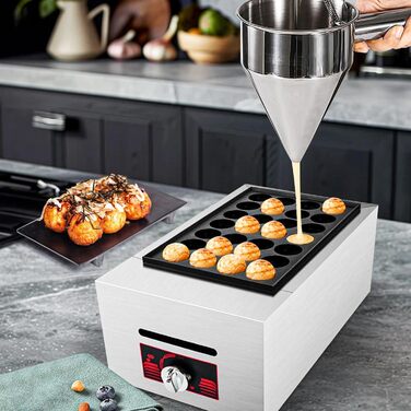 Диспенсер для тіста/млинців з кришкою 1,2 л POFIBO