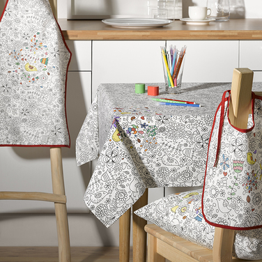 Скатертина бавовна з покриттям, 150 х 200 см Garden Atenas Home Textile