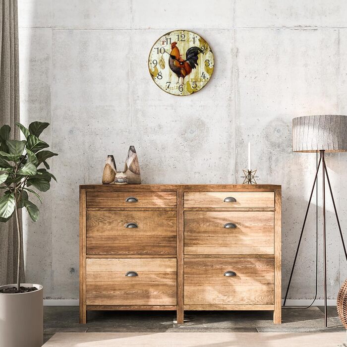 Безшумний настінний годинник 30 см Lafocuse