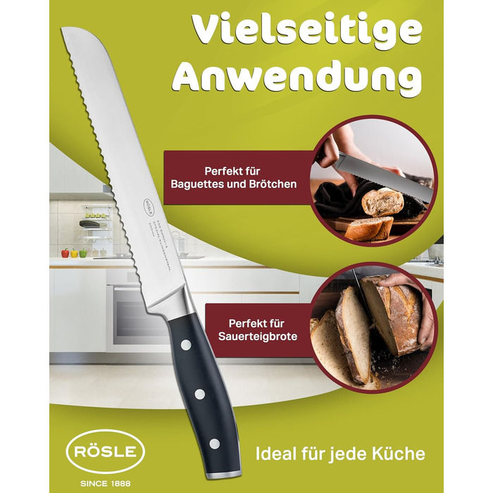 Нож для хлеба 20 см Tradition Rosle