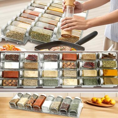 Органайзер для спецій на 24 предмети Aonext