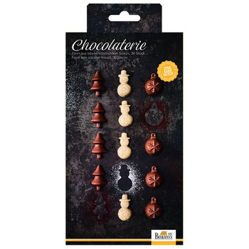 Форма для приготування шоколадних цукерок в різдвяному стилі, 2 шт, 11,5 х 21 см, Weihnachten RBV Birkmann