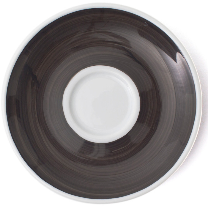 34410 Блюдце espresso 12 см Black для серій 'Verona/Torino/Roma Millecolori Hand Painted'