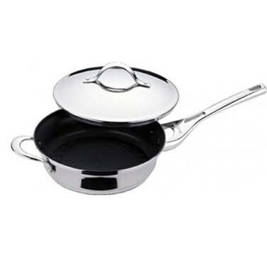 Сотейник BergHOFF Tulip с крышкой, с покрытием, диам.24 см