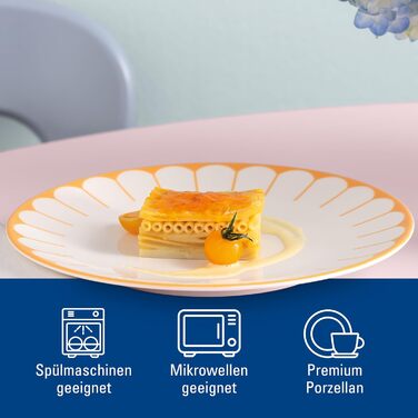 Обідня тарілка 26,6 см, помаранчевий Fleur Villeroy & Boch