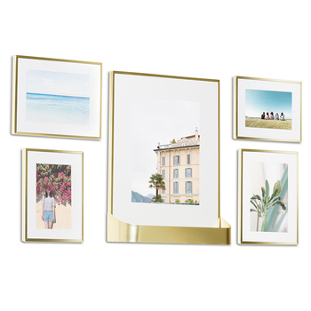 Набір з 5 фоторамок Matinee золотистий Umbra