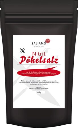 Сіль нітритна 500 г для виробництва ковбас Saliamo