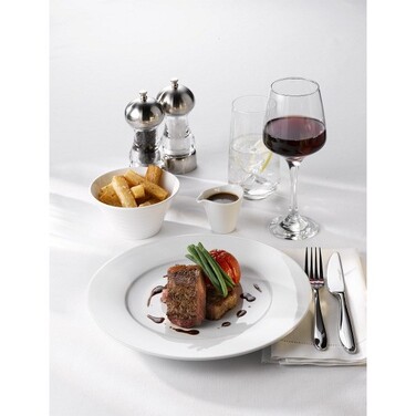 Тарілка з бортом, 21 см, GenWare