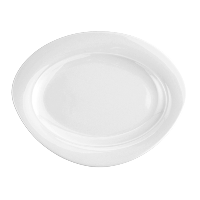 Блюдо овальне 31 см біле Trio Seltmann