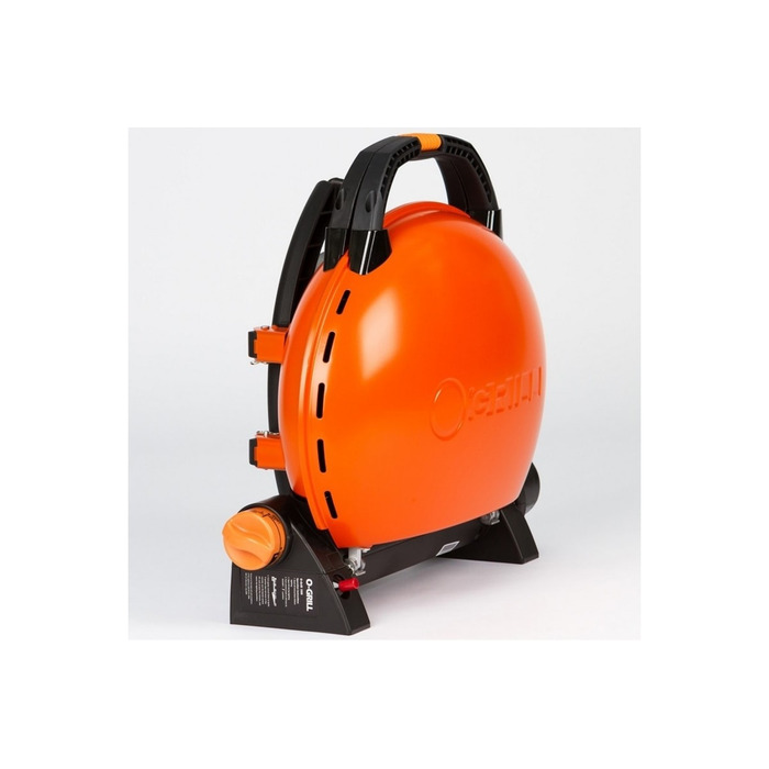 КОМПЛЕКТ Портативний переносний газовий гриль O-GRILL 500, помаранчевий + шланг в подарунок! Код: 011675