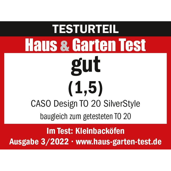 Духовка 20 л SilverStyle Caso