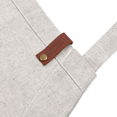 ARDESTO Фартук Oliver, 100% хлопок, серый светлый