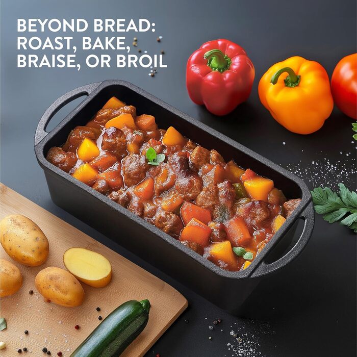 Чавунна форма для випікання хліба 26 см Navaris