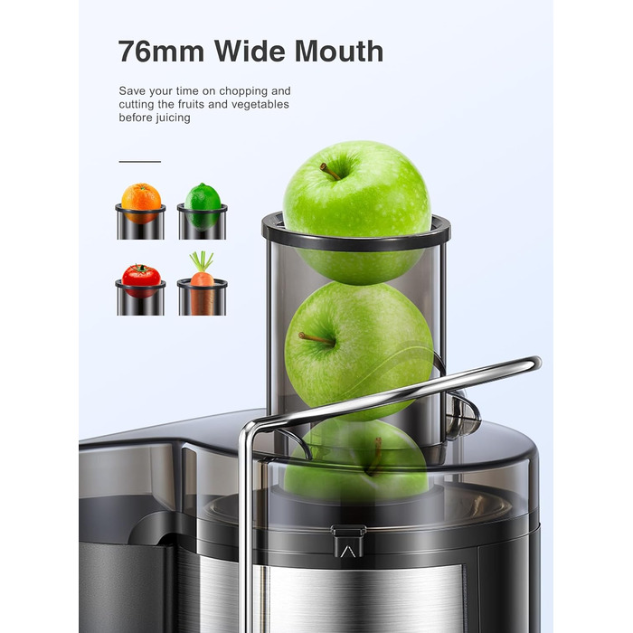 Соковижималка для фруктів та овочів, 500 Вт Reemix