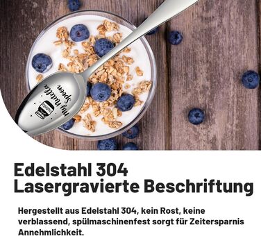 Персонализированные ложки для шоколадного крема 20,3 см AHEJIOO