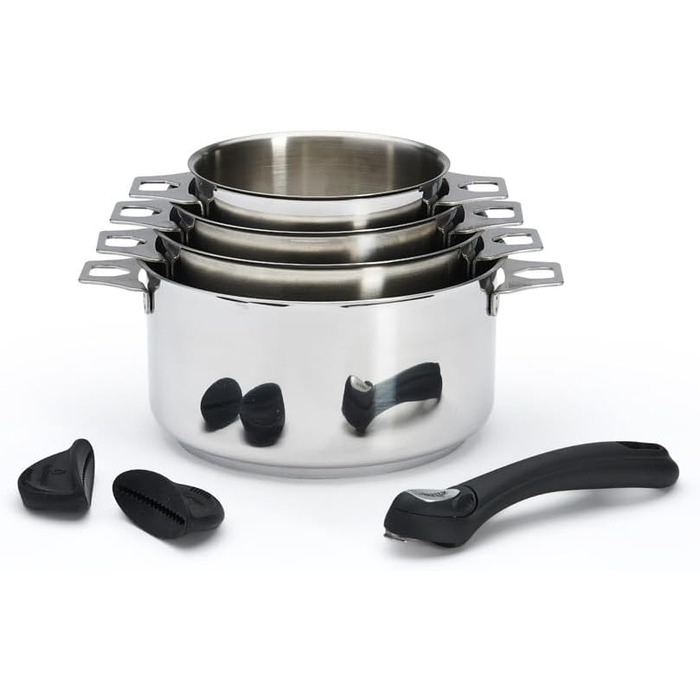 Набор кастрюль 4 предмета 14/16/18/20 см Twisty De Buyer