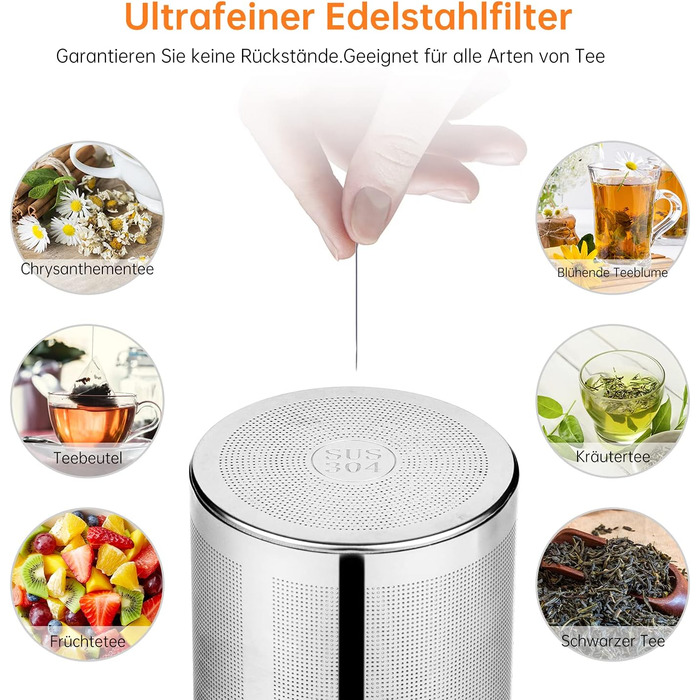 Чайник скляний 1,2 л зі вставкою ситечко MINO ANT