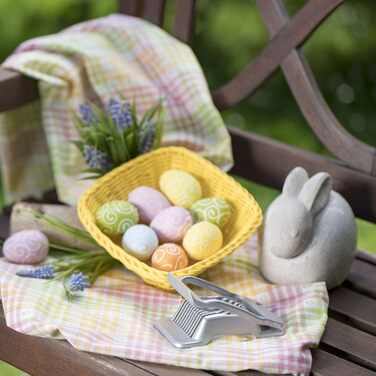 Яйцерозкол Westmark для круглих і овальних дисків, індивідуально затисканих ріжучих дротів з нержавіючої сталі, алюмінію/нержавіючої сталі, дуплексу, сірого 10202260