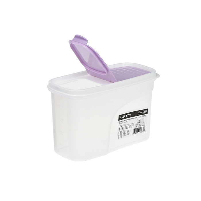 Прозорий пластиковий контейнер ARDESTO
