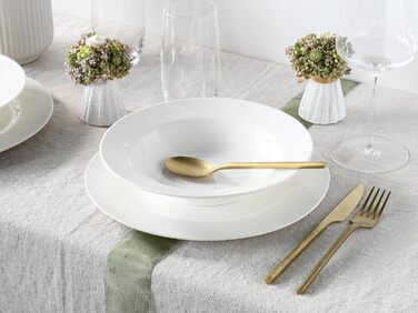 Набір тарілок на 6 персон, 12 предметів, білий Fleur Royal Creatable