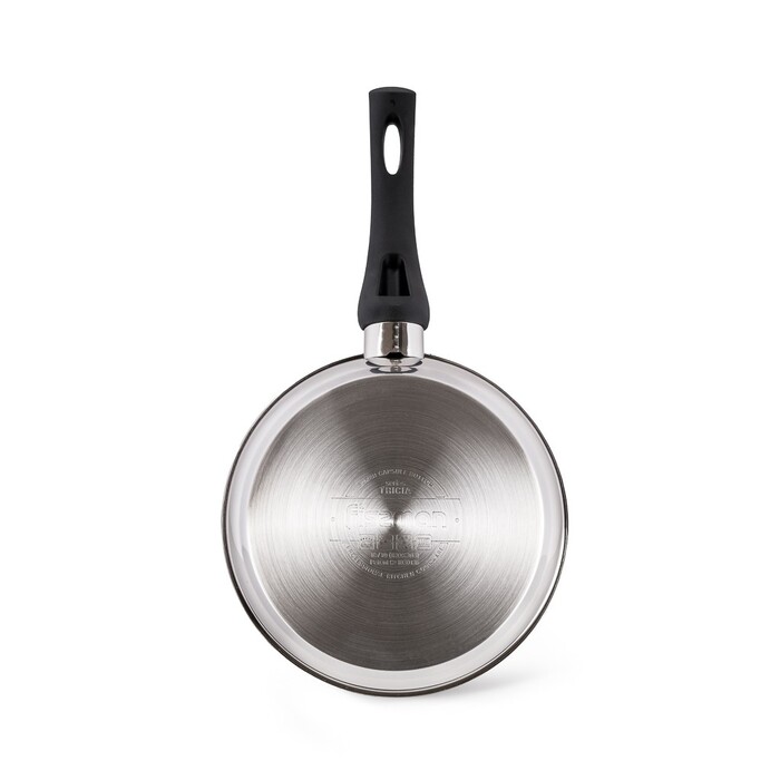 Сковорода для жарки Fissman 20x4,5 см TRICIA с антипригарным покрытием нержавеющая сталь (5532)