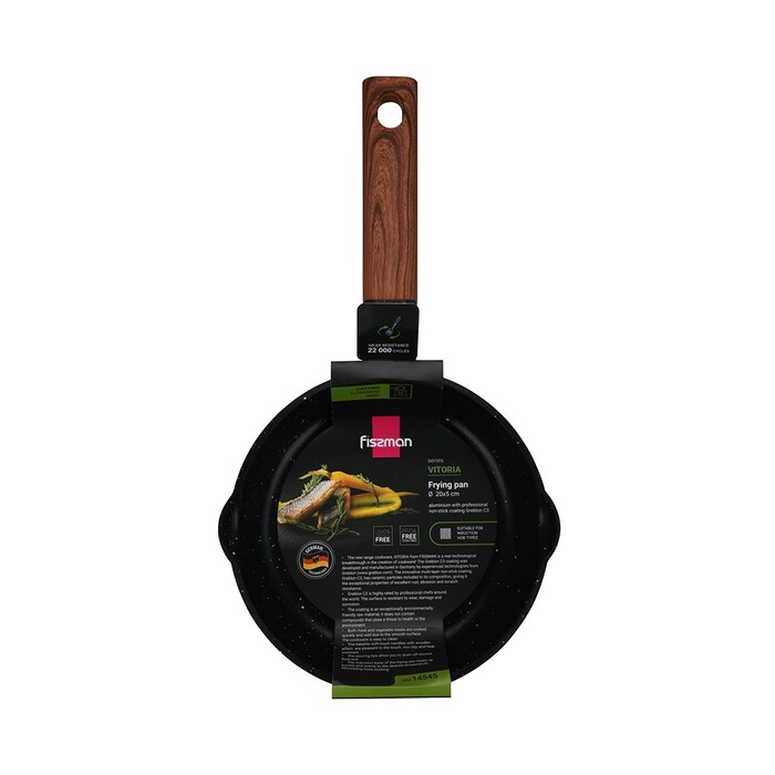 Сковорідка для смаження Fissman 20x5 см VITORIA алюміній з антипригарним покриттям (14545)