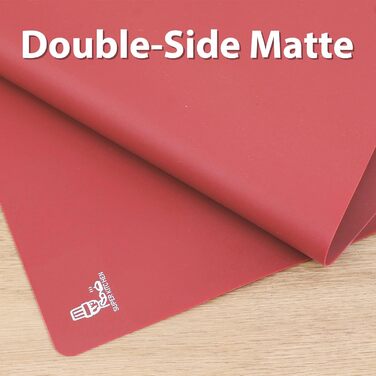 Антипригарний килимок для випічки 60 x 40 см червоний SUPER KITCHEN