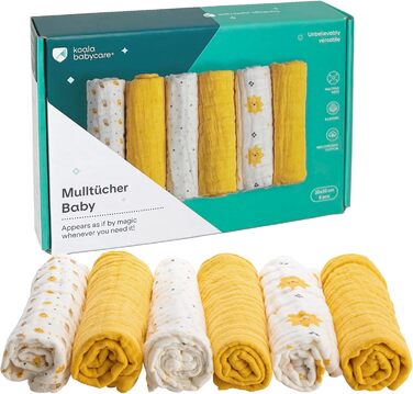 Набір із 6 рушників для дітей 30 х 30 см KOALA BABYCARE