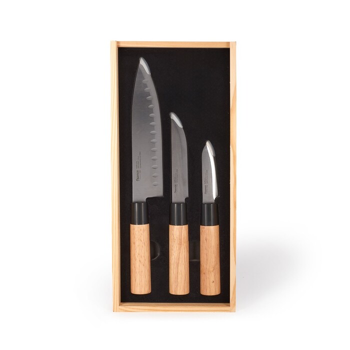 Набір ножів Fissman 3 предмети FUJITA 420J2 сталь (12060)