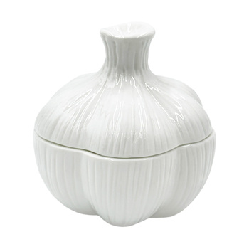 Банка для часнику La Porcellana Bianca FATTORIA, порцеляна, діам. 12 см, вис. 13 см