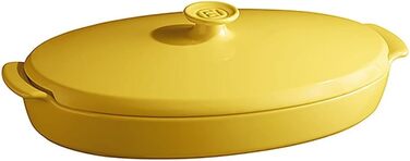 Форма для запікання риби, овальна 42x25х10 см, жовта Emile Henry