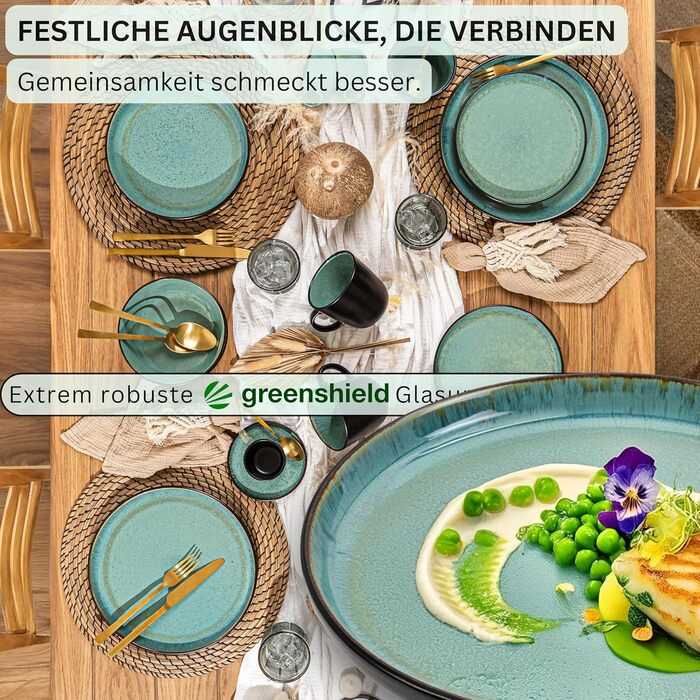 Кам&39яні миски для пасти, 6 предметів, набір мисок для пасти на 6 осіб, набір мисок, придатний для миття в посудомийній машині та мікрохвильовій печі, велика багатофункціональна миска темно-сірого кольору 750 мл VALUE COLLECTION (Фіджі, комбінований набі