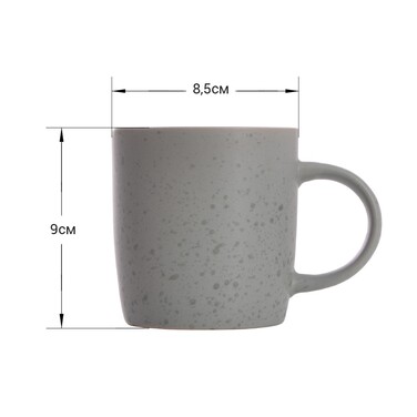 Кружка Fissman 330 мл, цвет ЗЕЛЕНЫЙ (6090)