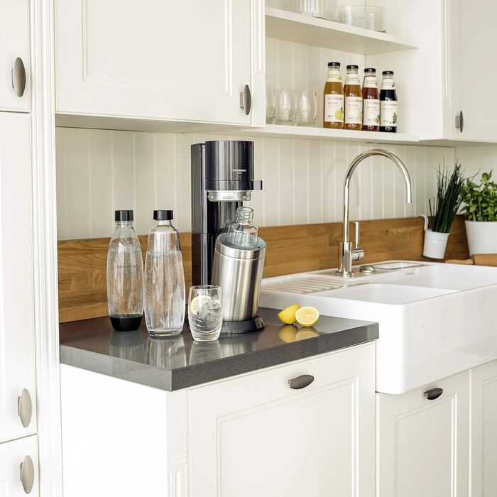 Набір для газування води, 5 предметів, чорний Duo SodaStream