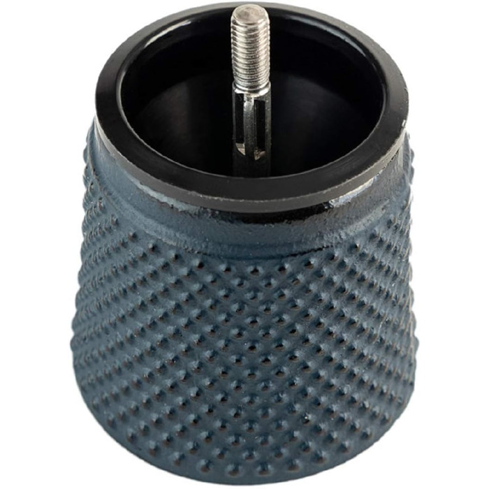 Ручний млин для перцю Peugeot Bali Fonte, класичне регулювання помелу, висота чавун, 35402 (8 см, одинарний, синій)