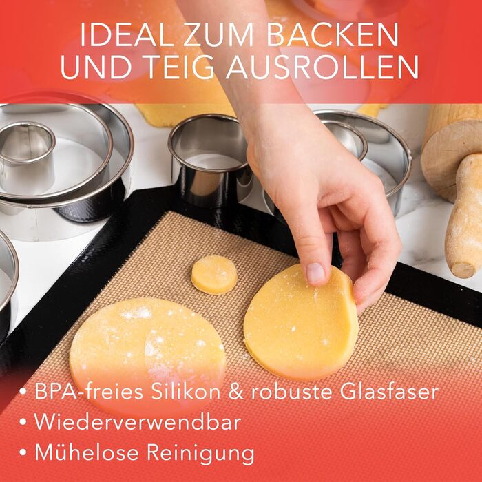 Силіконовий килимок для випічки 3 шт AVANA