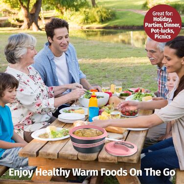 Термоконтейнер 3,4 л з кришкою, рожевий Pinnacle