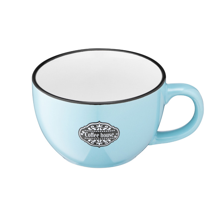 ARDESTO Чашка Floerino, 480 мл, блакитна, кераміка