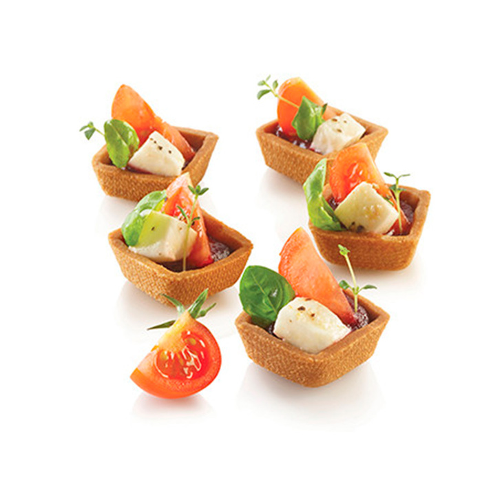 AIR PLUS 20 SQUARE Набір форм силіконових перфорованих 400х300 мм - 2 шт., 'квадрат' 35х35х16 мм