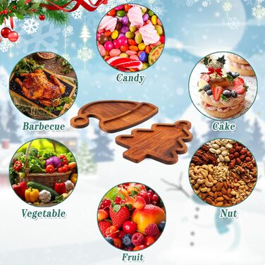 Тарелка для сладостей в форме рождественской елки Dwafill