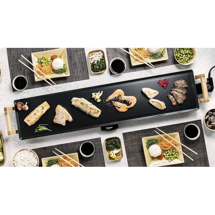 Электрический настольный гриль до 10 персон 2000 Вт XXXL plancha Bestron